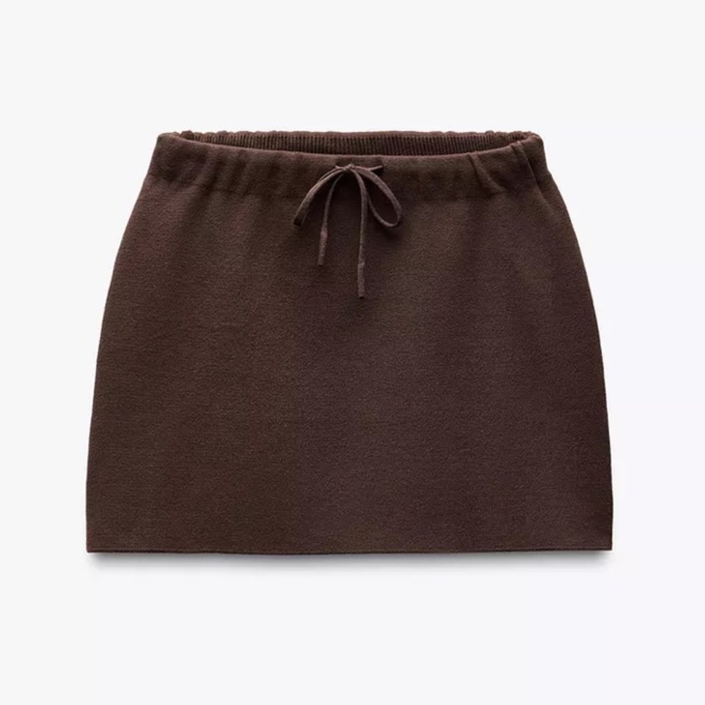 Zara Basic Knit Mini Skirt